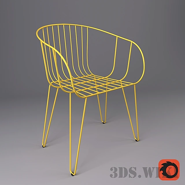 Wire-Frame Armchair Olivo by iSimar