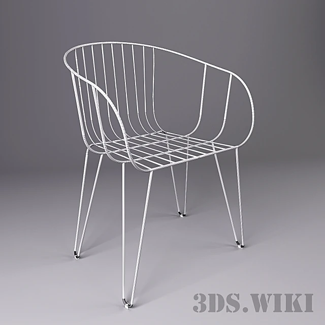 Wire-Frame Armchair Olivo by iSimar (2)