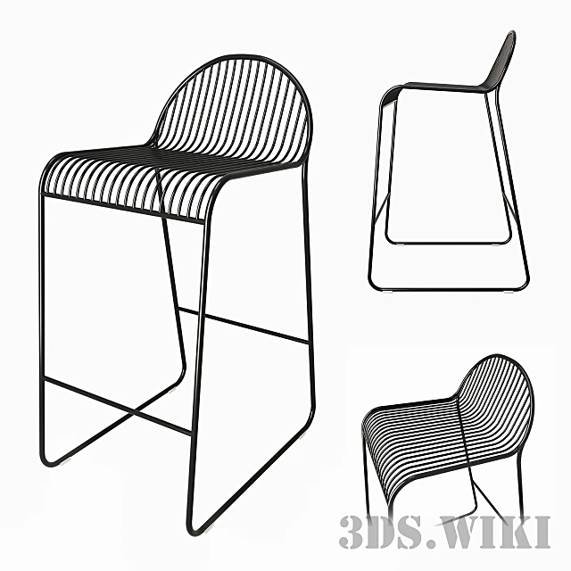 Bar Stool Friend Metal by Bloomingville