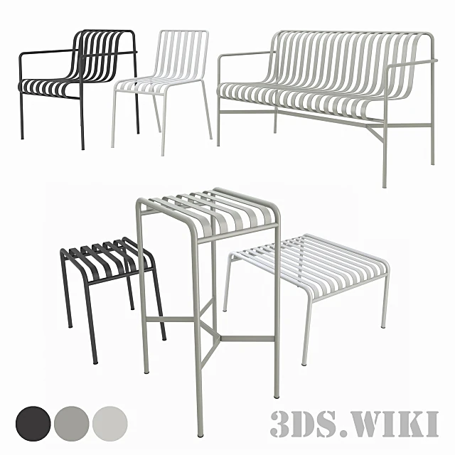 Outdoor Furniture Set Palissade by HAY