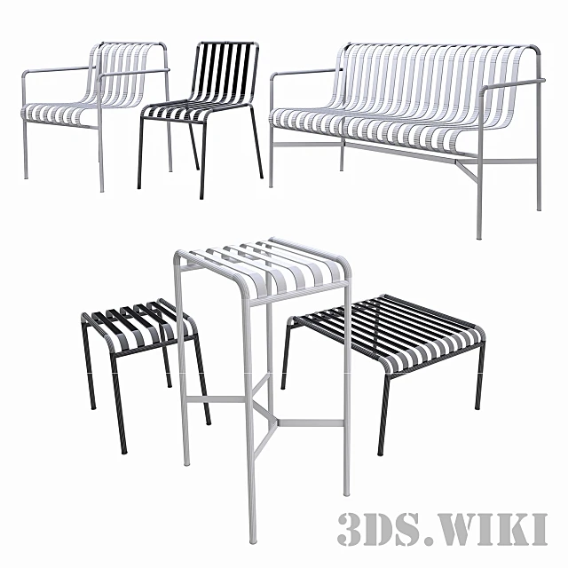 Outdoor Furniture Set Palissade by HAY (2)