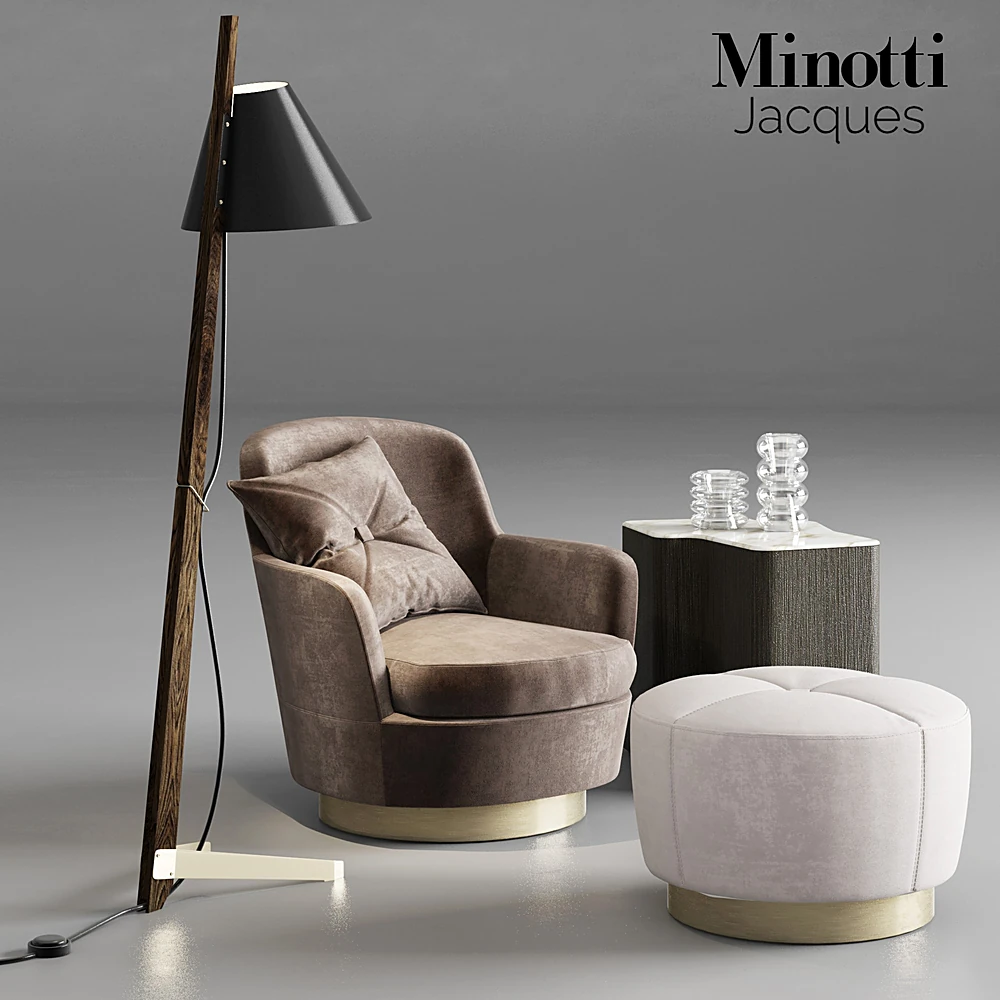 Armchair Jaques by Minotti