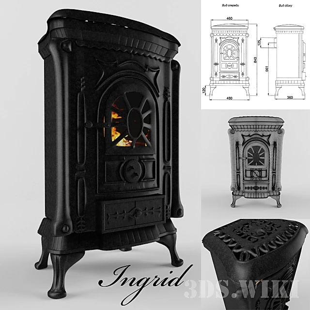 Cast-iron stove Ingrid by Bestfire