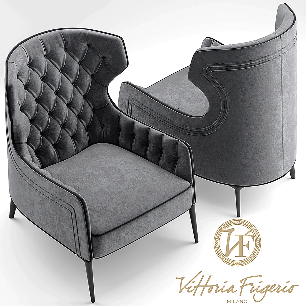 Armchair Piola Bergere by Vittoria Frigerio