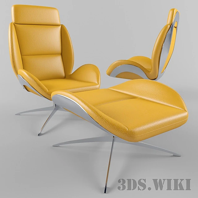 Armchair and Ottoman Furniture collection by Mercedes-Benz