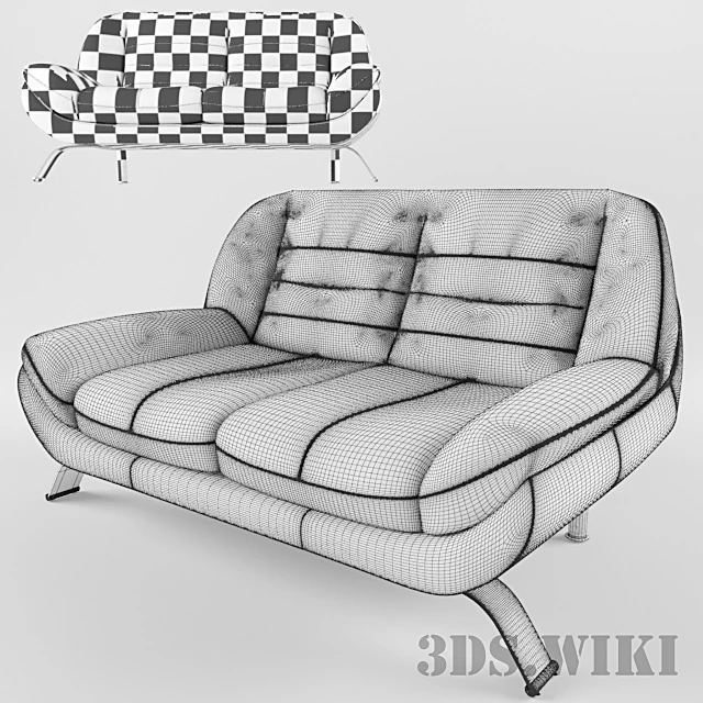 2-seater Sofa Mello by Gala Collezione (5)