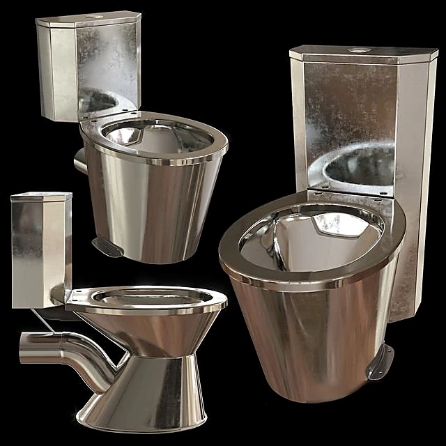 Toilet Anti-Vandal plumbing Set by Nersant