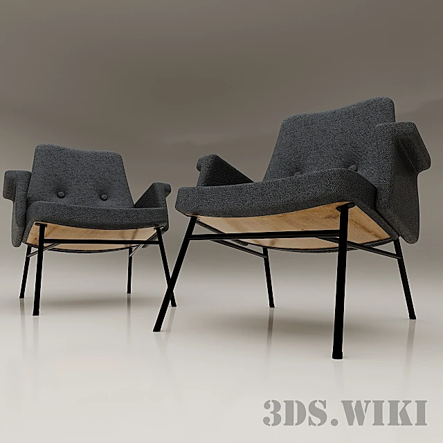 Armchair SK660 by Pierre Guariche