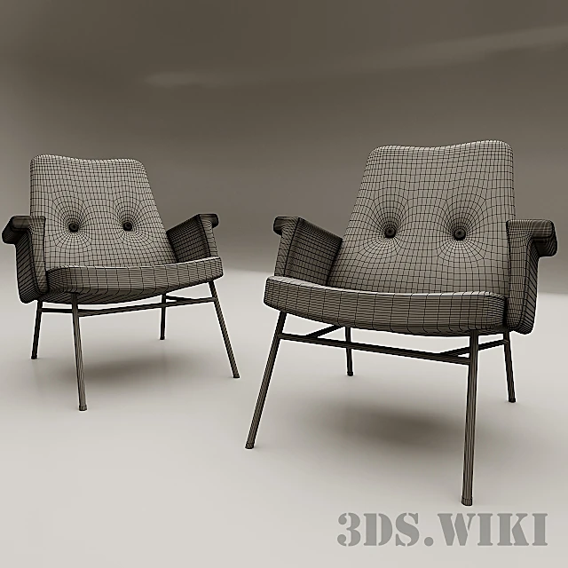 Armchair SK660 by Pierre Guariche (5)