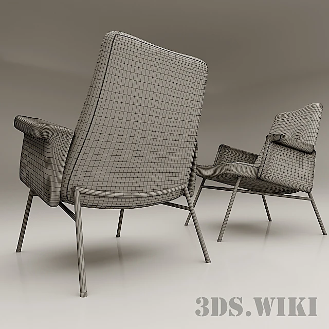 Armchair SK660 by Pierre Guariche (6)