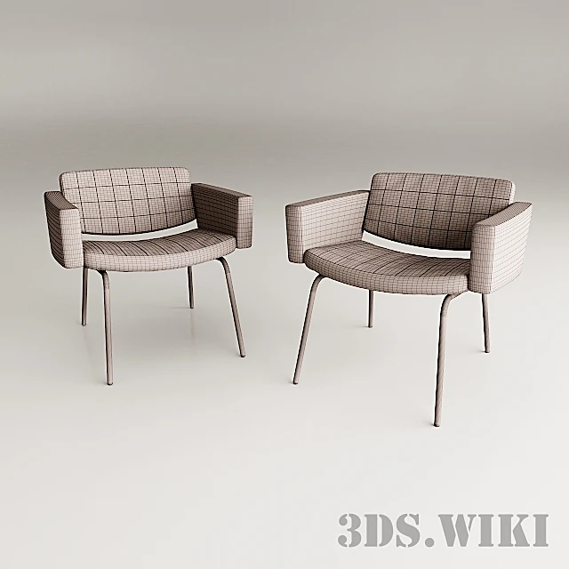 Armchairs Council by Pierre Guariche by Meurop (6)