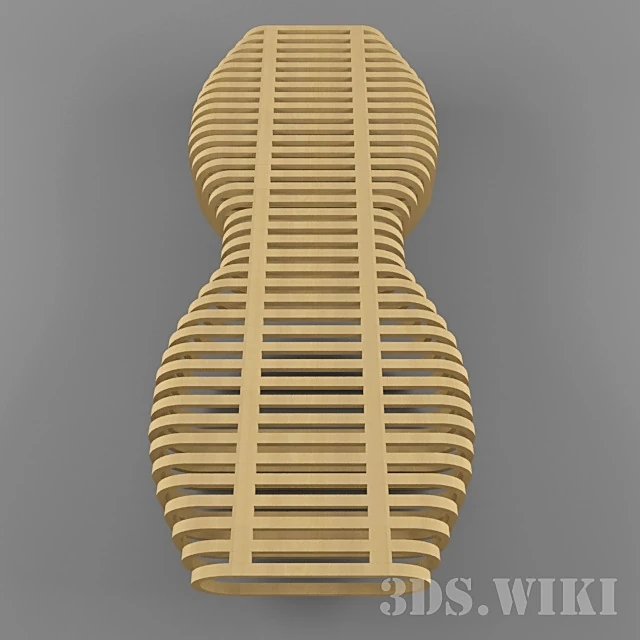 Wooden Bench by Alexandre Moronnoz (4)