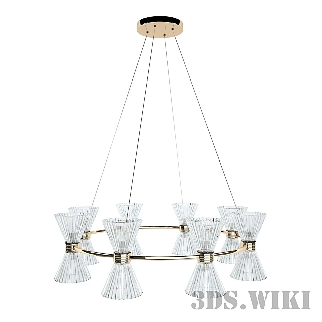 Pendant lamp 3618S nickel gold by Newport