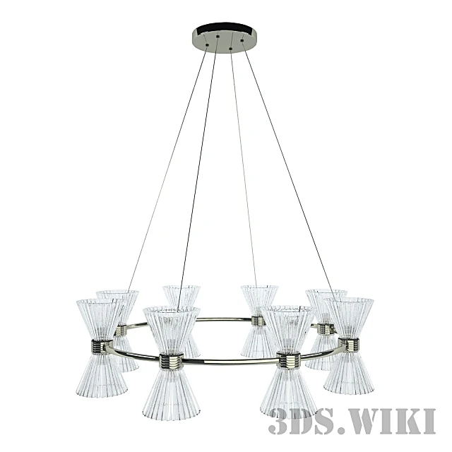 Pendant lamp 3618S nickel gold by Newport (2)