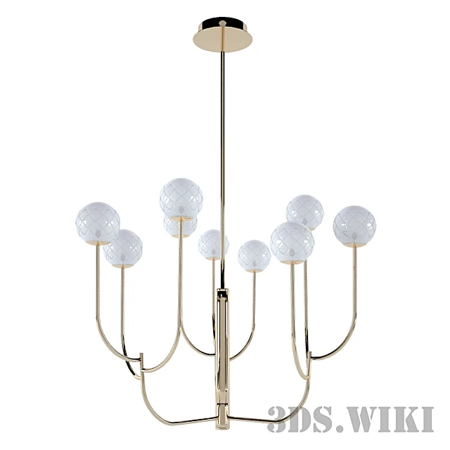 Chandelier 3809C gold by Newport