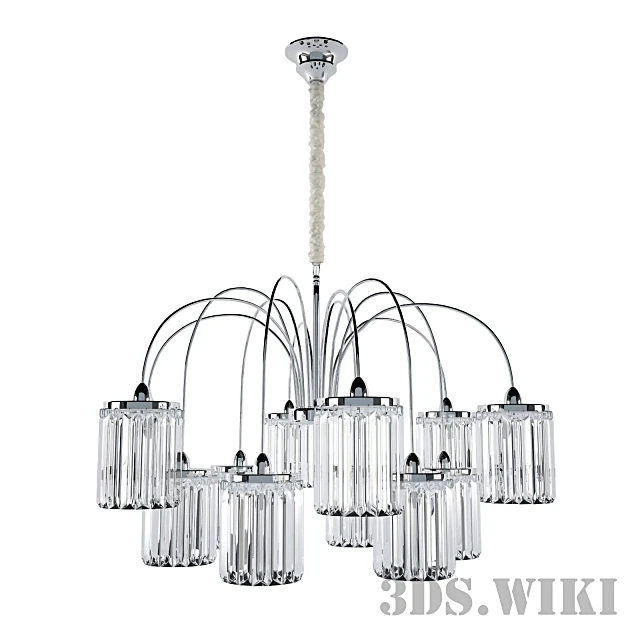 Chandelier 4508+4C chrome gold by Newport