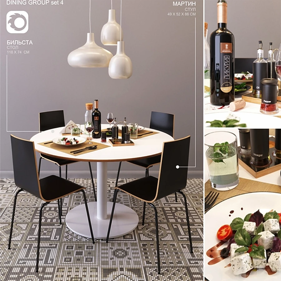 Table + Chair / Food and drinks 1