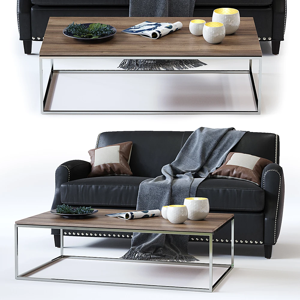 Loveseat Metropole Leather by C&B