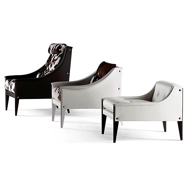 Sofa and Armchairs Set Dezza by Poltrona Frau (2)