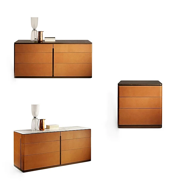 Chest of Drawers Fidelio Notte by Poltrona Frau