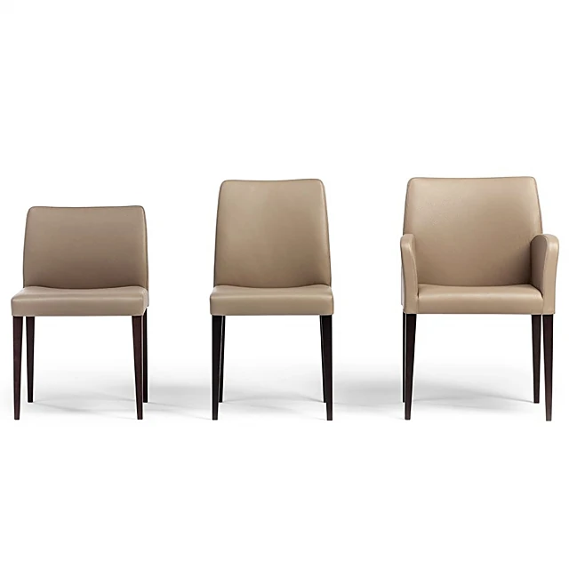 Dining Chair and Armchair Liz by Poltrona Frau
