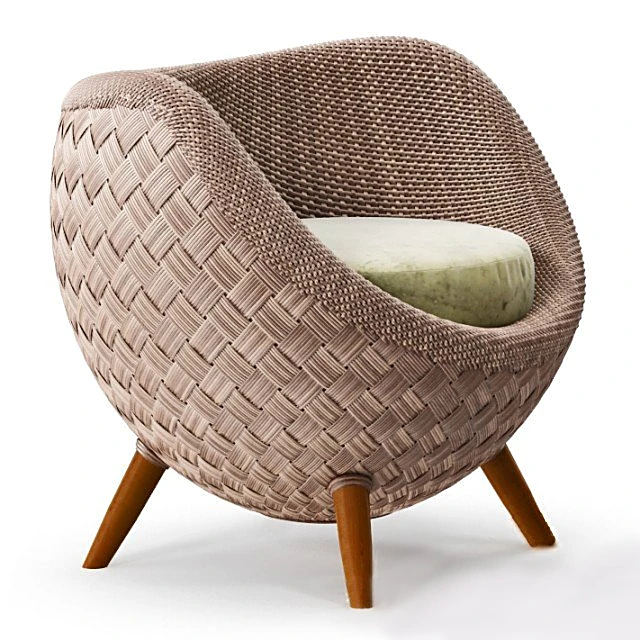 Armchair Luna Egg by Kenneth Cobonpue