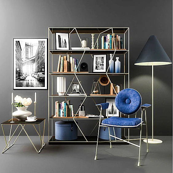 Armchairs / Other / Decorative set / Floor lamp 1