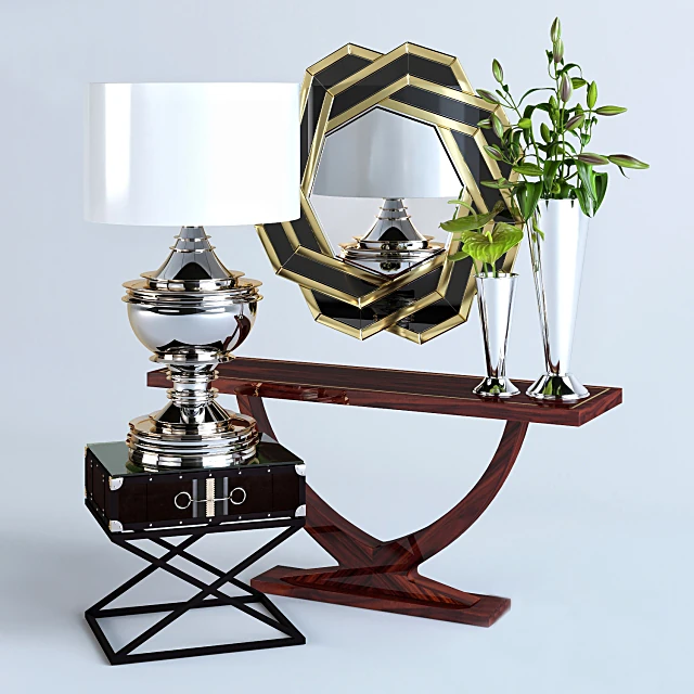 Sideboard & Chest of Drawer / Decorative set 1