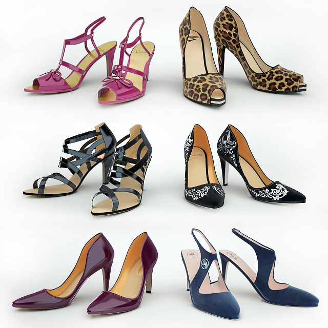 Women's shoes - Download the 3D Model (9286) | zeelproject.com