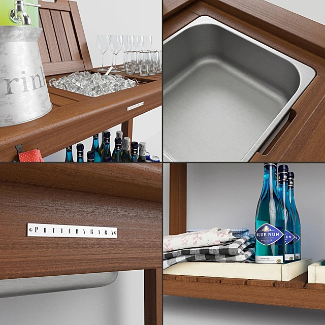 Sideboard & Chest of Drawer / Decorative set 2