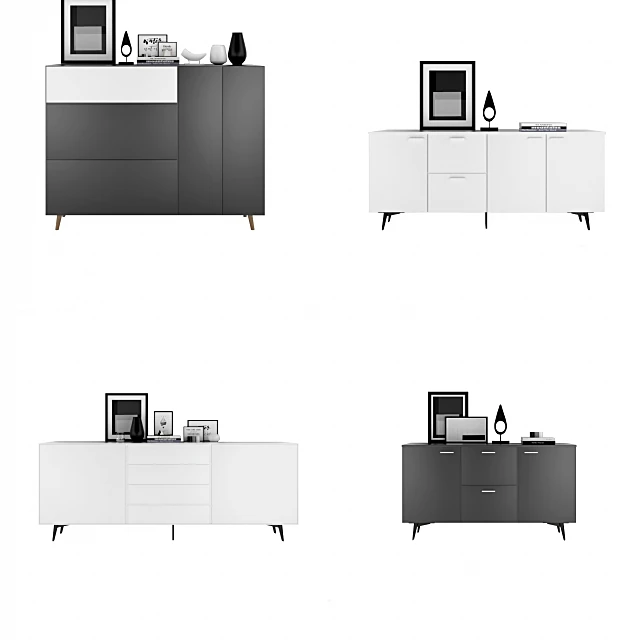 Chest of Drawers System set 01 by BoConcept