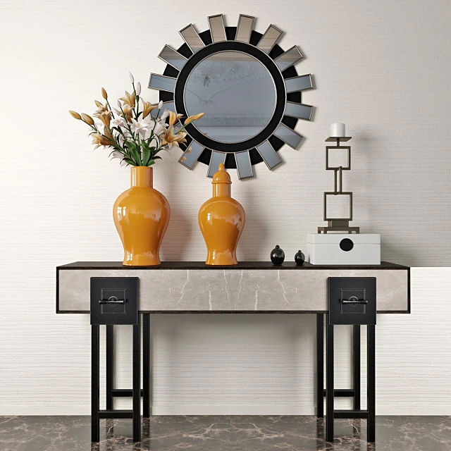 Sideboard & Chest of Drawer / Decorative set 1