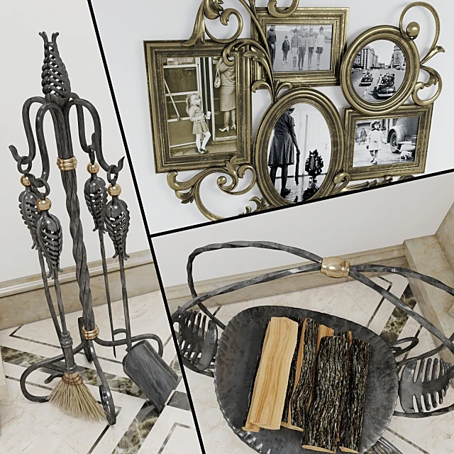 Decorative set / Fireplace 2