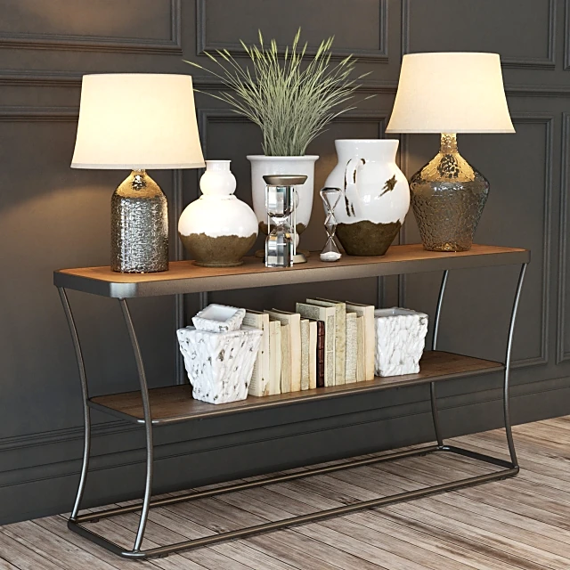 Sideboard & Chest of Drawer / Decorative set 2