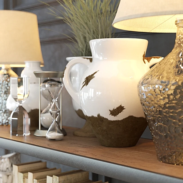 Sideboard & Chest of Drawer / Decorative set 3