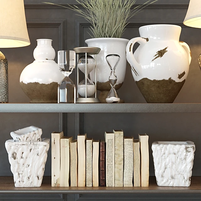 Sideboard & Chest of Drawer / Decorative set 4