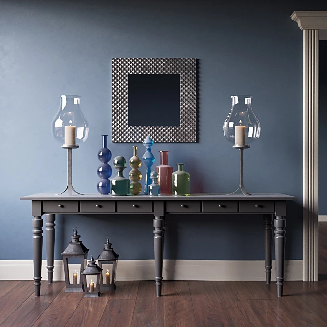 Sideboard & Chest of Drawer / Decorative set 1