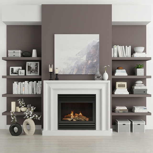 Decorative set / Fireplace 1