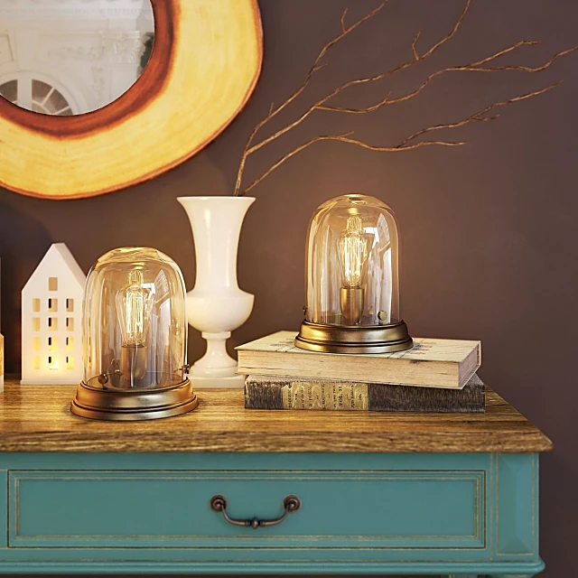 Decorative House Set with Vintage Style (3)