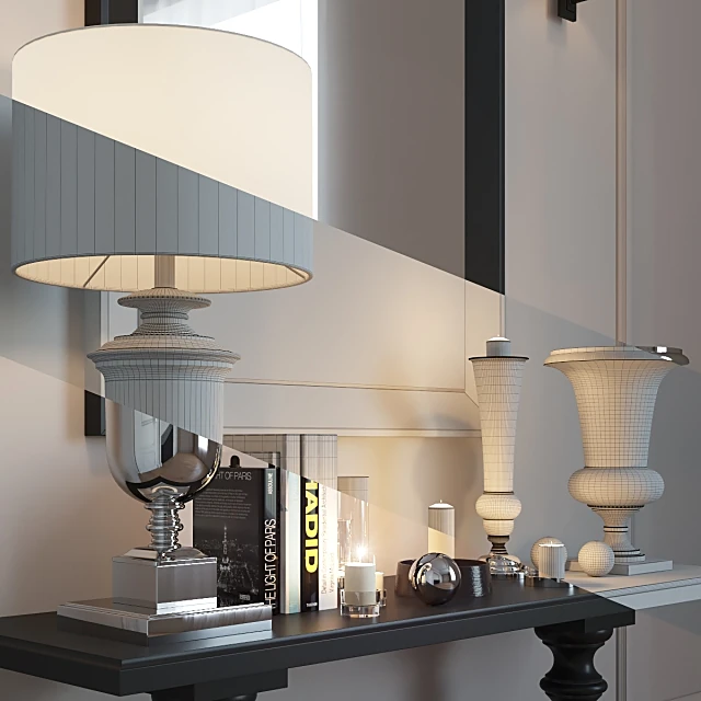 Sideboard & Chest of Drawer / Decorative set 3