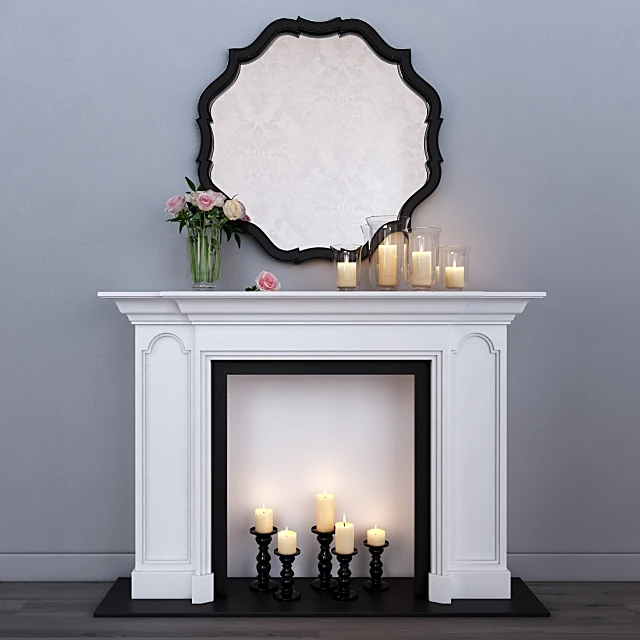 Decorative set / Fireplace 1