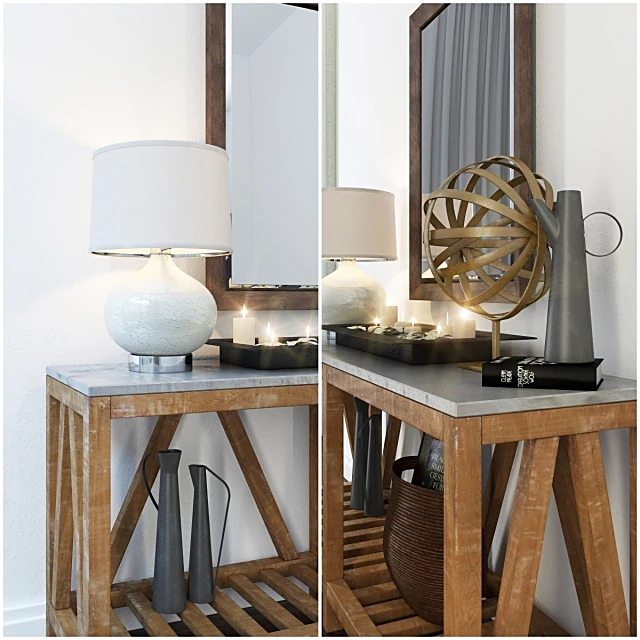 Sideboard & Chest of Drawer / Decorative set 3