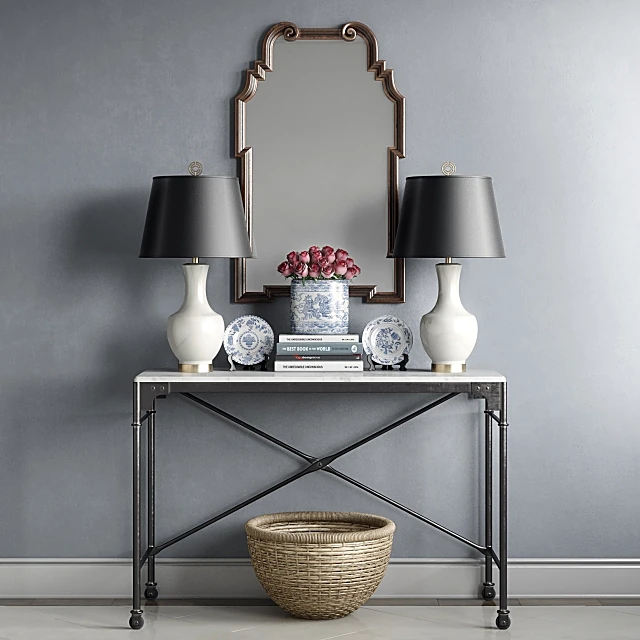 Sideboard & Chest of Drawer / Decorative set 1