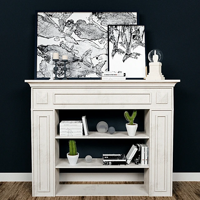 Sideboard & Chest of Drawer / Decorative set 1