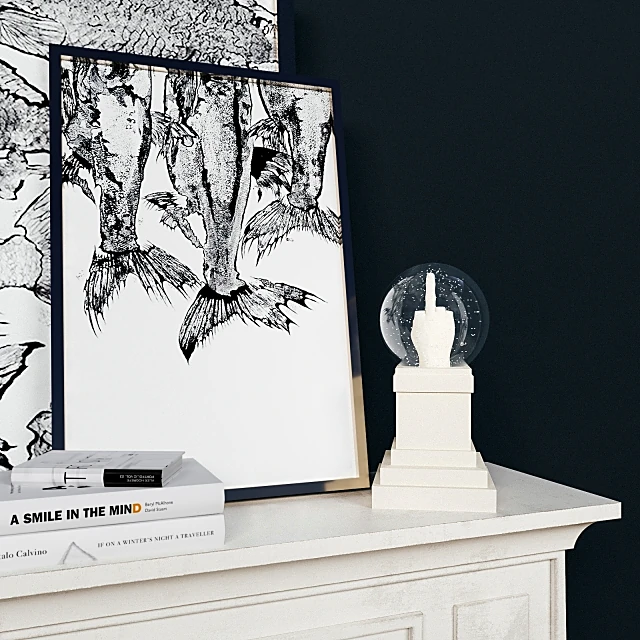 Sideboard & Chest of Drawer / Decorative set 2