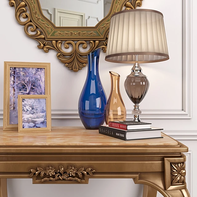Sideboard & Chest of Drawer / Table lamp 2