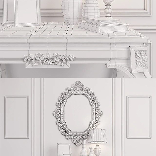 Sideboard & Chest of Drawer / Table lamp 3