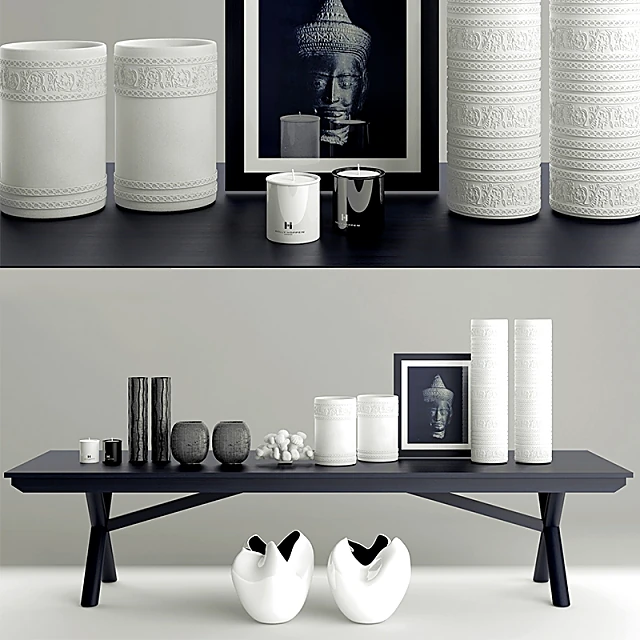 Vases and Candles Set by Kelly Hoppen