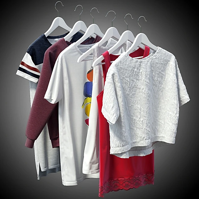 Women's clothing on hangers with Modern Casual Designs (2)