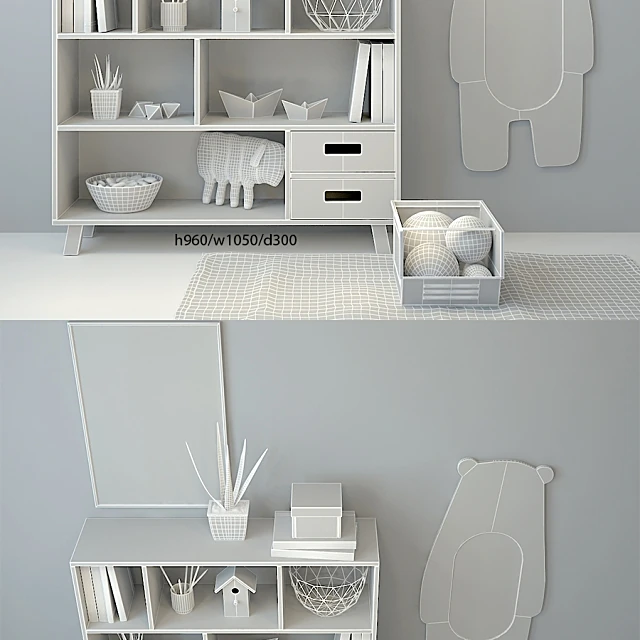 Full furniture set / Wardrobe / Toys 3